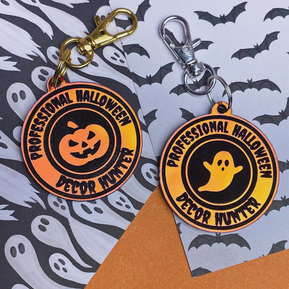 Pro Halloween Decor Hunter Acrylic Keychain