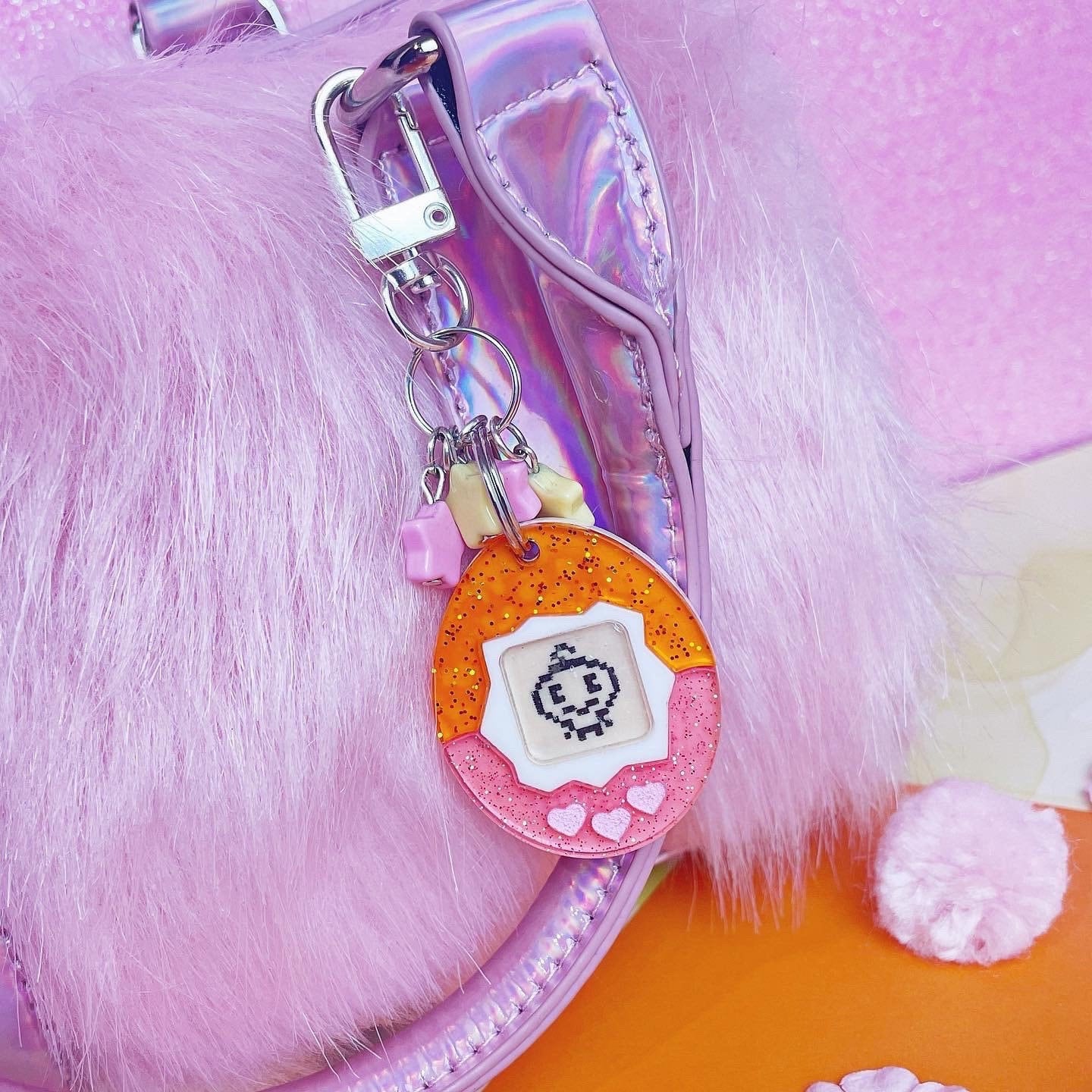 Tama Virtual Friends Acrylic Earrings and Keychains | Choose Your Friend!