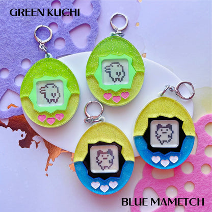 Tama Virtual Friends Acrylic Earrings and Keychains | Choose Your Friend!