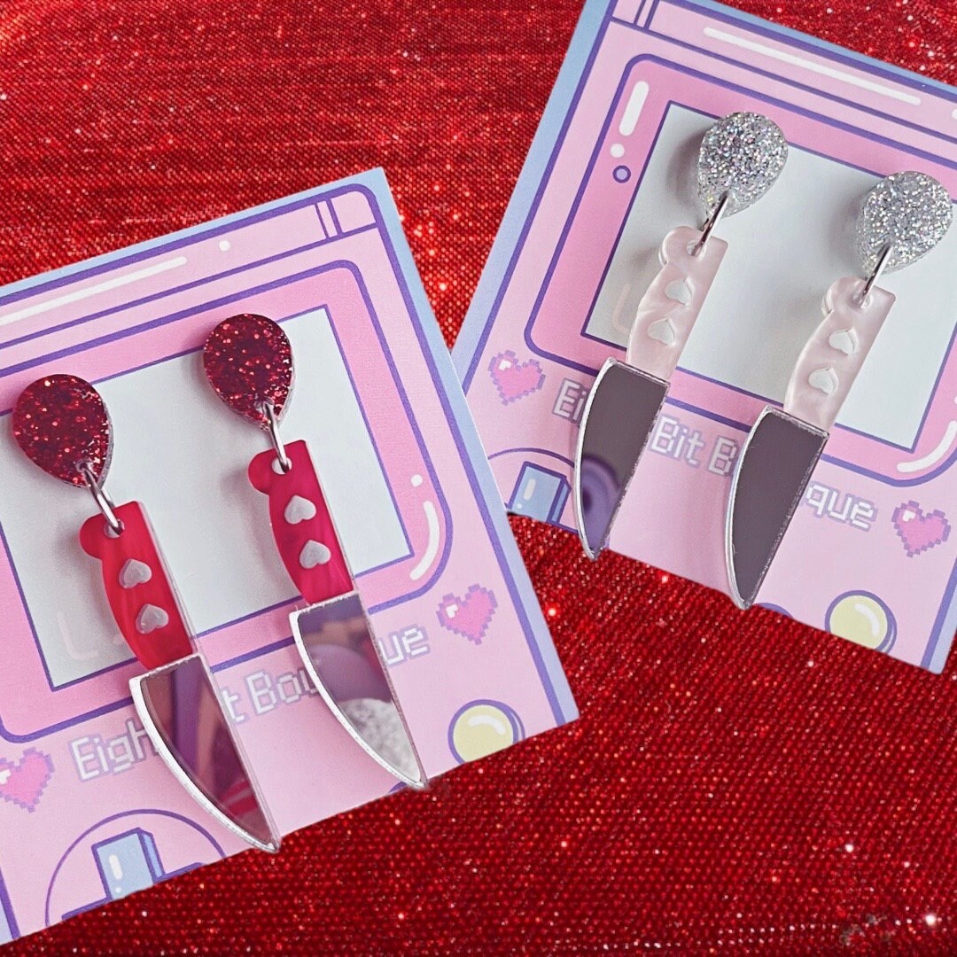 I Heart You Stabby Earrings