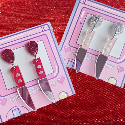 I Heart You Stabby Earrings