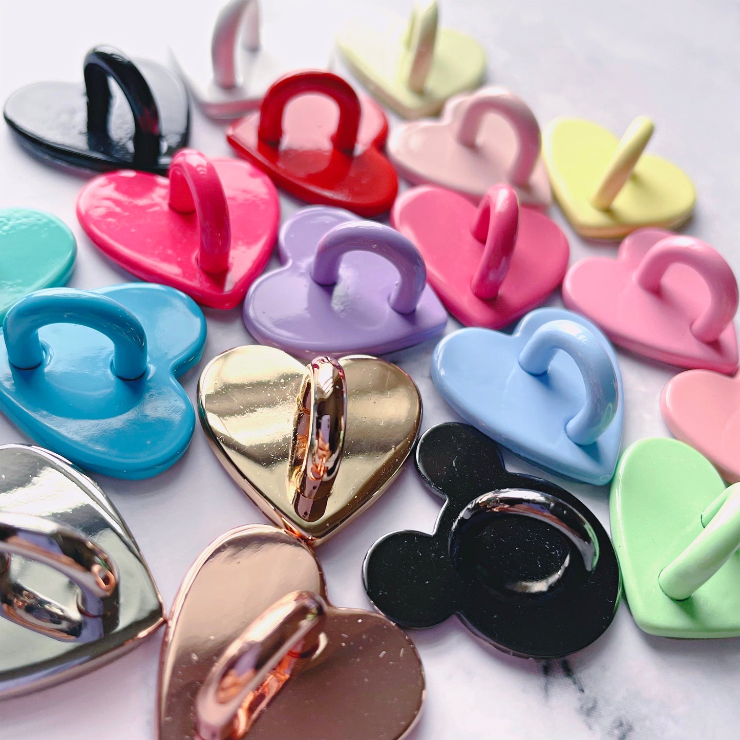 Kawaii Adhesive Metal Charm Holder| Super Strong Hold + Tons of Colors Available